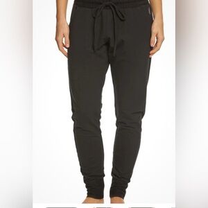Free People FP Movement Sunny Skinny Jogger Black Sweatpants Drawstring Sz S
